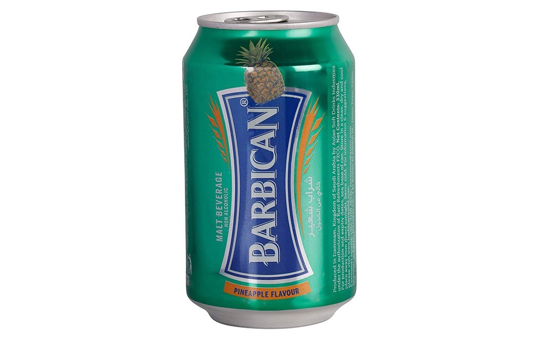 Barbican Malt Beverage Non Alcoholic Pineapple Flavour   Can  330 millilitre